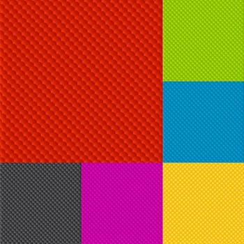 Decorative background set in various colors.