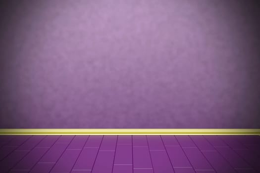 Empty purple wall with vignetting effect
