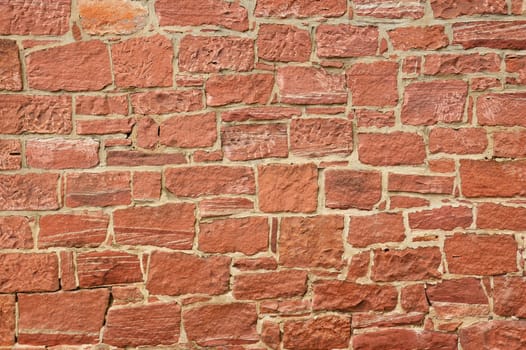 Facade made of sandstones