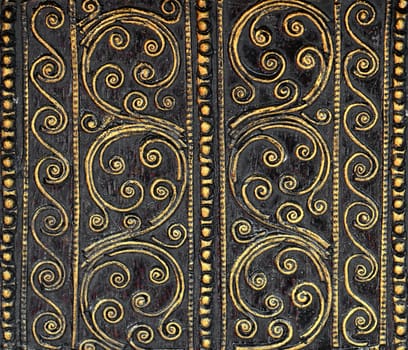 Native Thai style wood carving