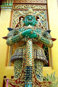 giant in thai tenple