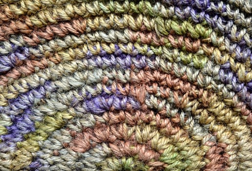 Colorful yarn weave fabric fashion