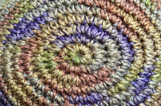 Colorful yarn weave fabric fashion