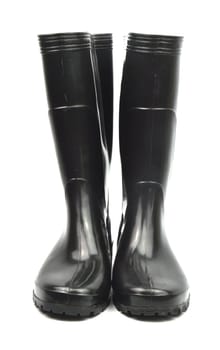 gum boots, photo on the white background