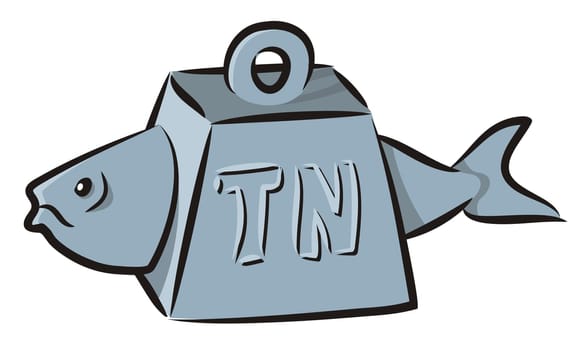 Tuna fish cartoon