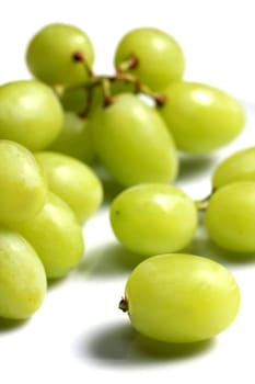 fresh green grapes