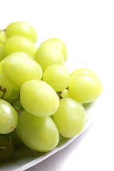 fresh green grapes
