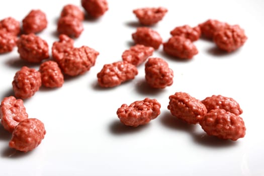 roasted sugary peanuts