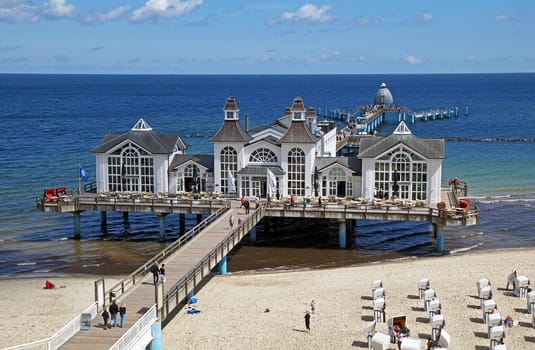 Seebrücke Sellin Rügen Deutschland / Pier Sellin Rugia Germany