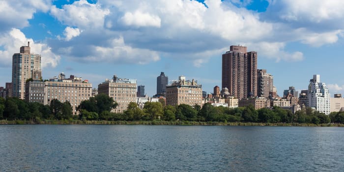 Central Park Lake in   Manhattan, New York - USA