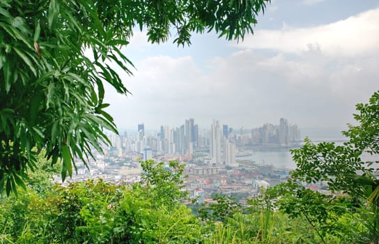Panama cityl view from Ancon hill