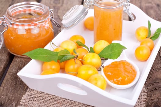 Mirabelle plum jam