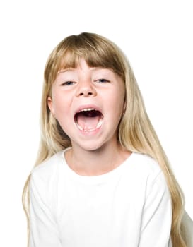 Portrait of a Screaming Girl