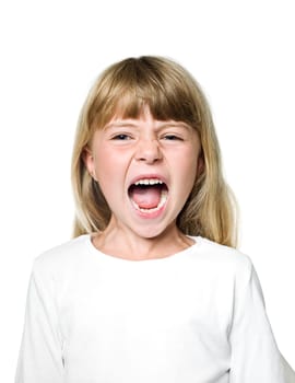 Portrait of a Screaming Girl