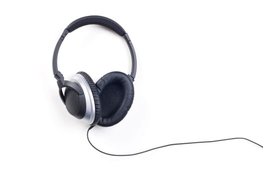 High quality headphones isolated on white background