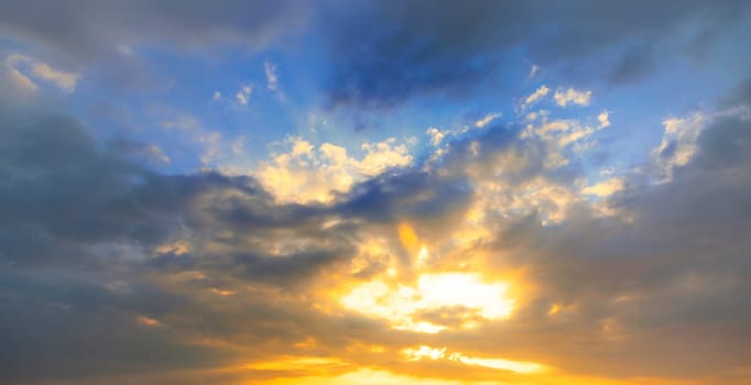 colorful clouds for adv or other purpose use (wide picture)