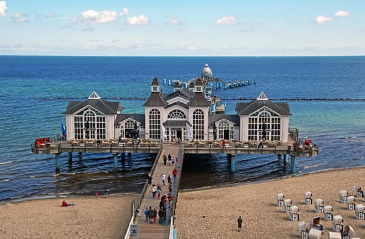 Seebrücke Sellin Rügen Deutschland / Pier Sellin Rugia Germany
