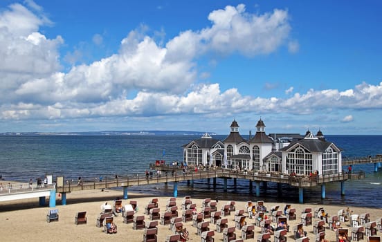 Seebrücke Sellin Rügen Deutschland / Pier Sellin Rugia Germany