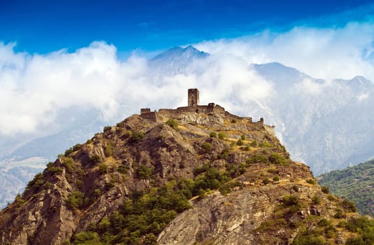 castle in Aosta