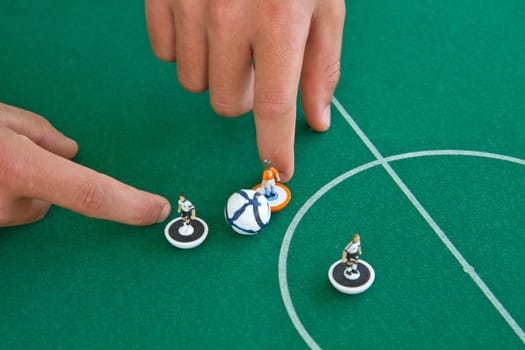 Football in box