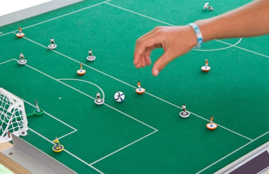Football in box