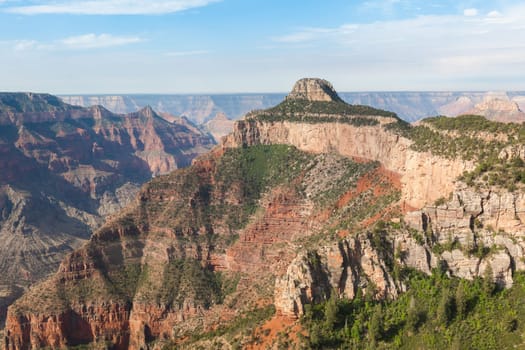 Aerial view of Grand Canyon National Park in Arizona, USA