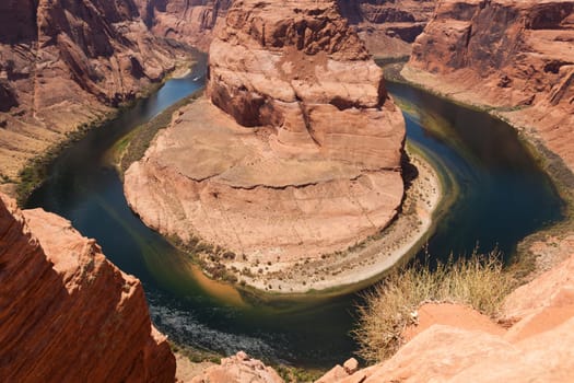Horseshoe bend of Colorado river in Page Arizona - USA
