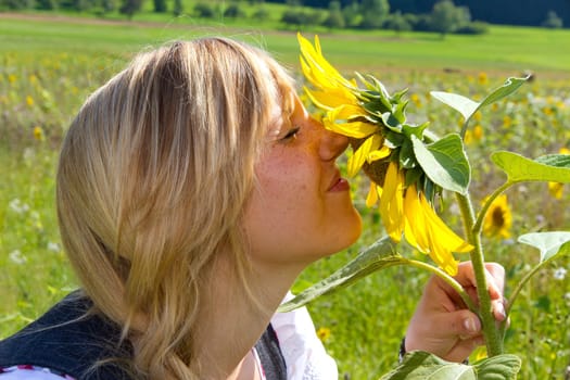 Smell the sunflower