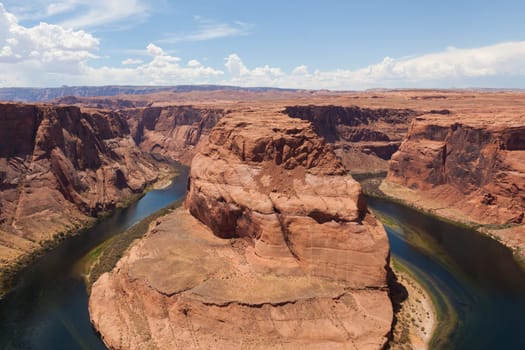 Horseshoe bend of Colorado river in Page Arizona - USA
