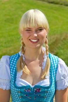 Blinking in a Dirndl
