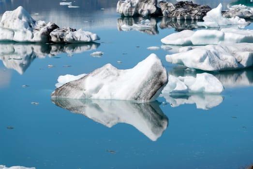 Iceberg on Jokulsarlon Lake in Iceland