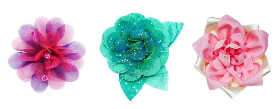 collage of the three tissue on a white background