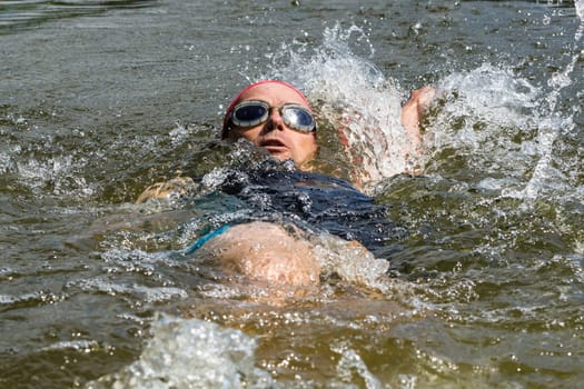 Backstroke swimmers