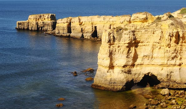 Algarve coast near Seismarias Albufeira Portugal