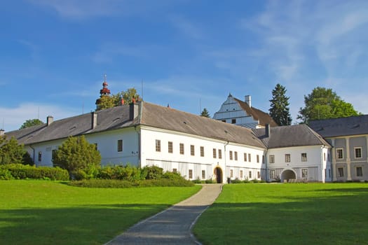 State castle in Velke Losiny (Jeseniky Mountains, Czech Republic).