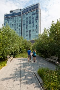 High line park in Manhattan, New York - USA