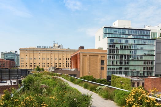 High line park in Manhattan, New York - USA