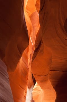 Upper antelope Canyon in the Navajo Reservation in Arizona - USA