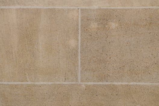 Brown sandstone wall with joints