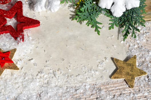 Christmas Background Wood Paper