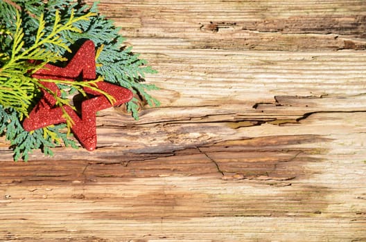 Christmas Background Wood Paper