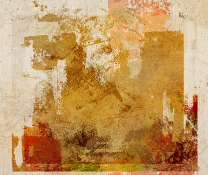 Mixed Media Textures on Canvas Texture