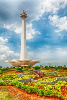 National Monument Monas. Merdeka Square, Central Jakarta, Indonesia
