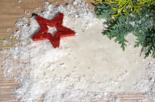 Christmas Background Wood Paper