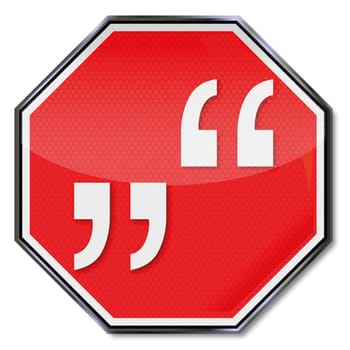 Shield Quotation Marks