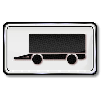 Traffic Sign Truck Trailer