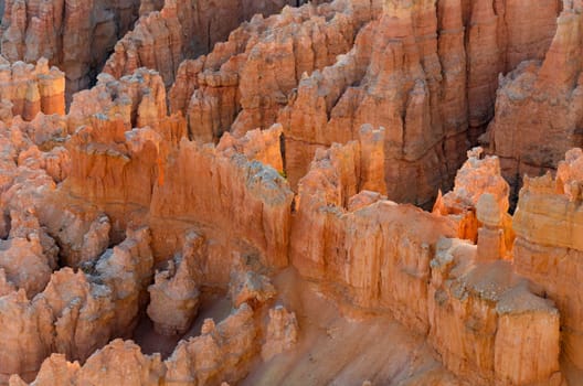 Sunrise in Bryce Canyon National Park in Utah in the United States of America