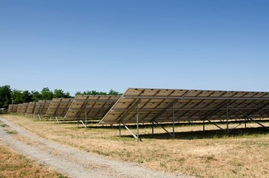 photovoltaic field in Piedmont, Italy