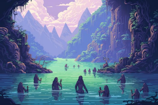 Within the realms of fantasy, shapeshifting selkies dwell, effortlessly transitioning between human and seal forms.