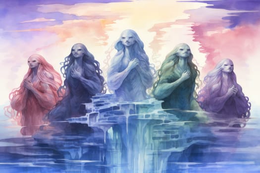 Within the realms of fantasy, shapeshifting selkies dwell, effortlessly transitioning between human and seal forms.